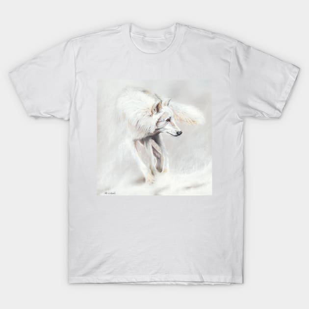 Whiteout T-Shirt by Mightyfineart